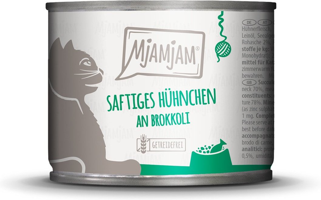 MjAMjAM saftiges Hühnchen an Brokkoli 24x200g
