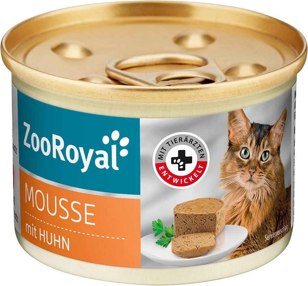 ZooRoyal Mousse mit Huhn 12x85g