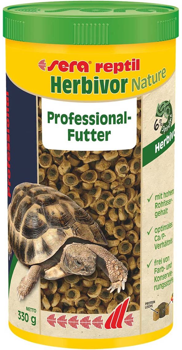 sera reptil Professional Herbivor Nature 2x1.000 ml