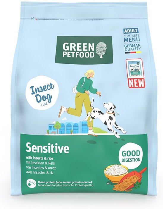 Green Petfood Sensitive Insects & Rice 900 g