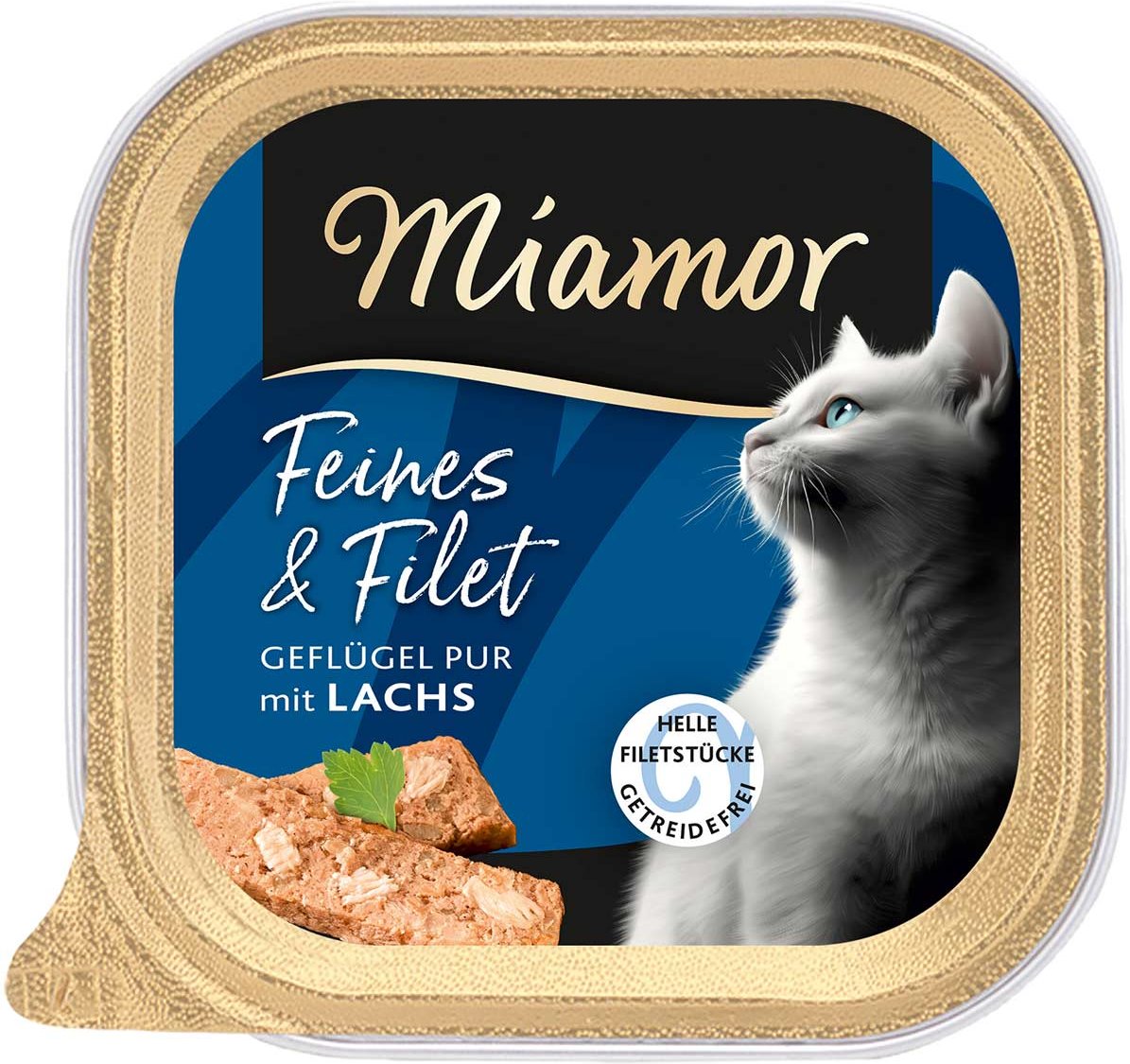 Miamor Feines & Filet Geflügel Pur mit Lachs 16x100 g