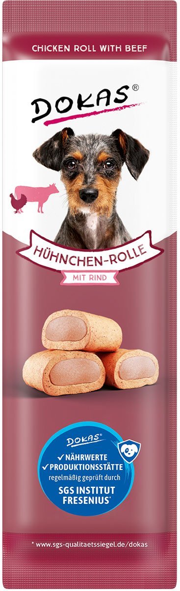 Dokas Hühnchen-Rolle mit Rind 16x10g