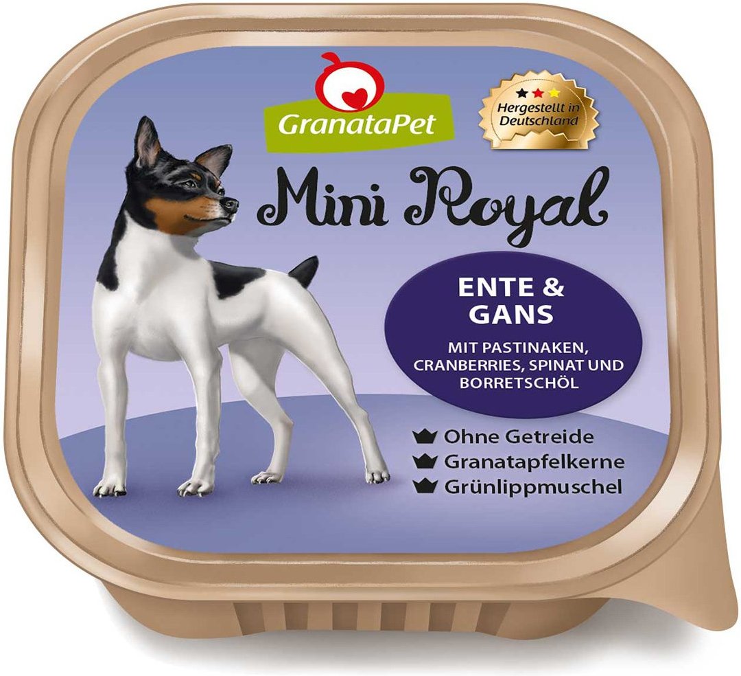 GranataPet Mini Royal Ente und Gans 22x150g