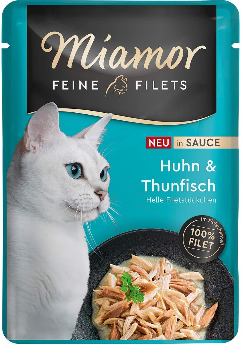 Miamor Feine Filets in Sauce Huhn und Thunfisch 24x100g