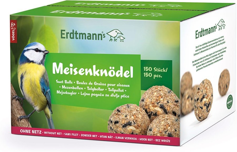 Thumbnail - Erdtmann's Meisenknödel ohne Netz im Karton 150 Stück