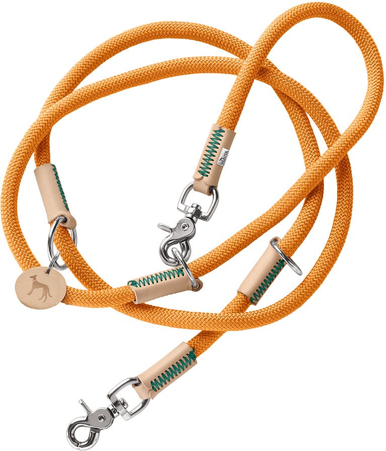 Hunter verstellbare Leine Malia 10/200 apricot/natur