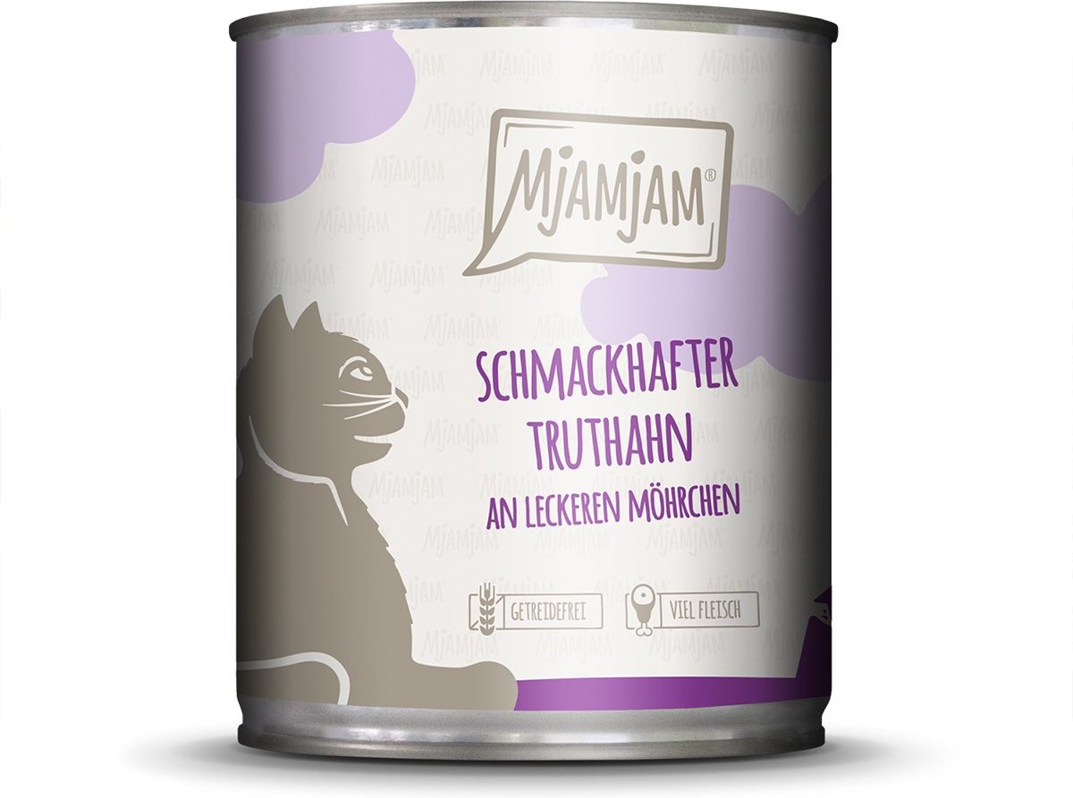 MjAMjAM - schmackhafter Truthahn an leckeren Möhrchen 6x800g