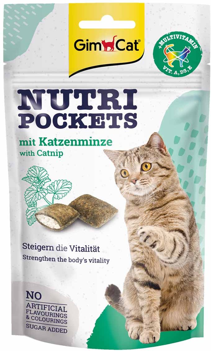 GimCat Nutri Pockets Katzenminze 6x60g