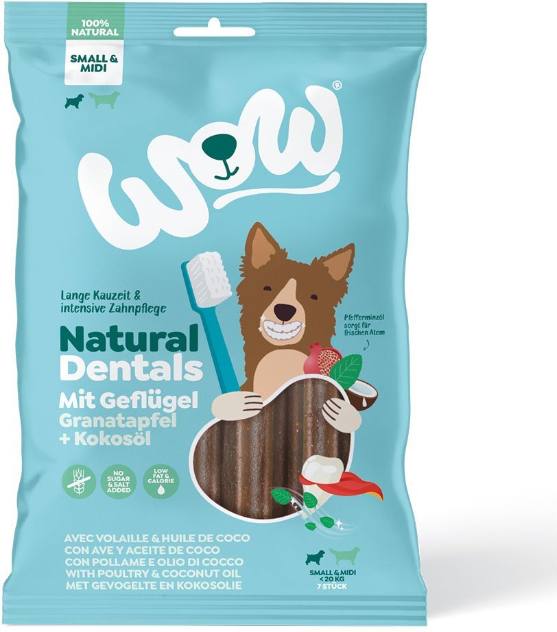 WOW Natural Dentals Geflügel MIDI 180g