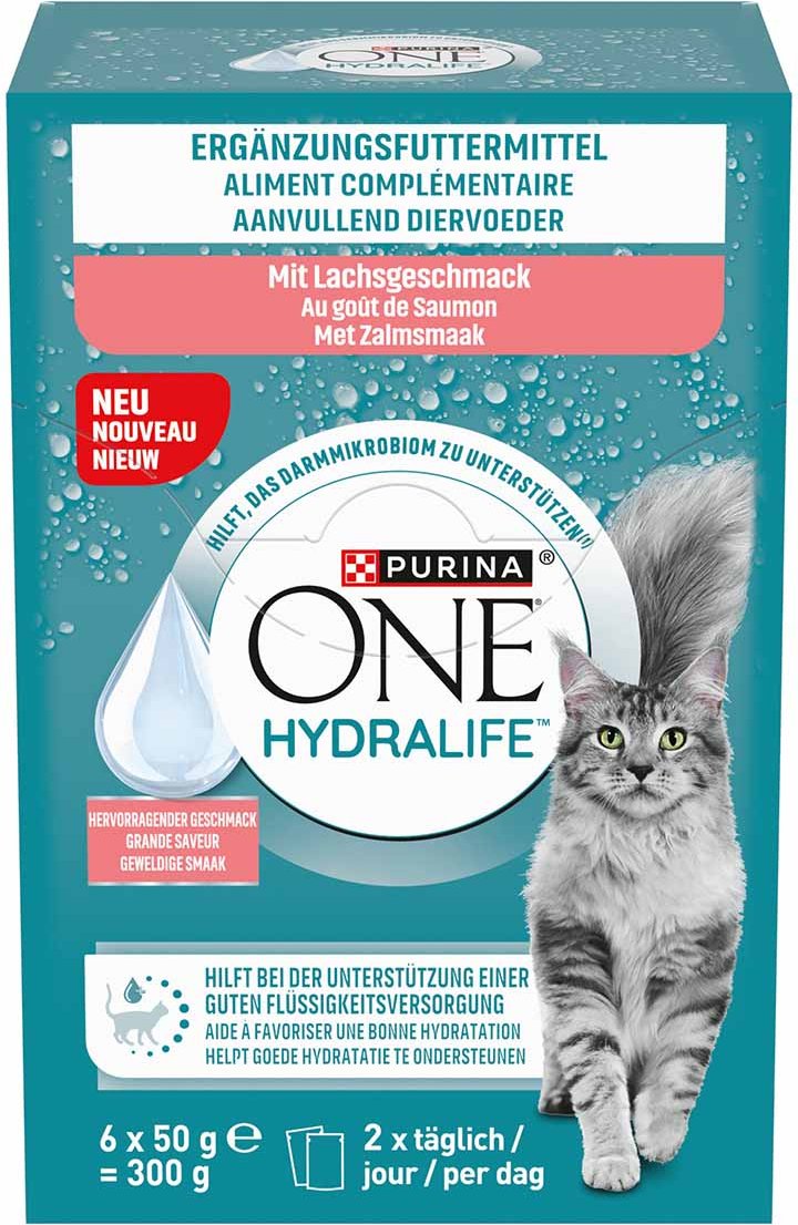 PURINA ONE HYDRALIFE Lachs 6x50 g