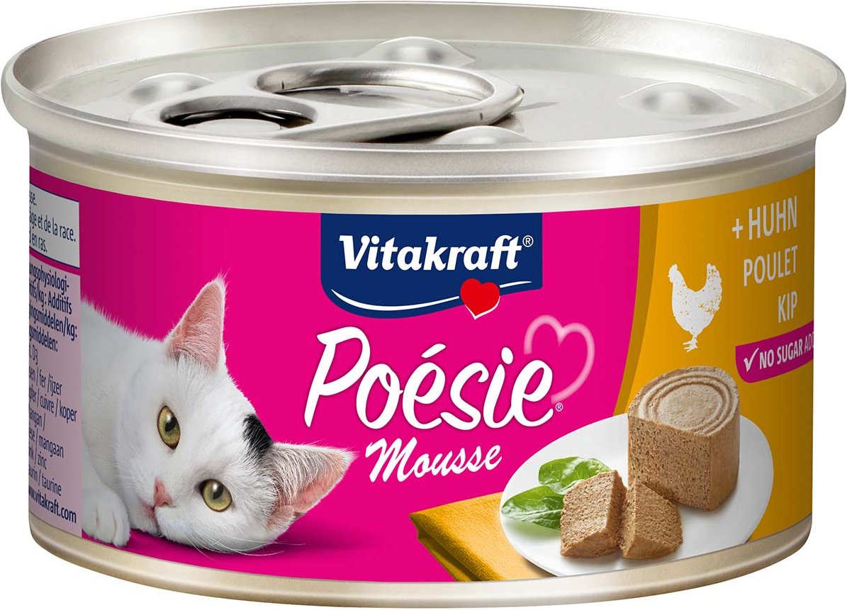 Vitakraft Katzenfutter Poésie Mousse Huhn 12x85g