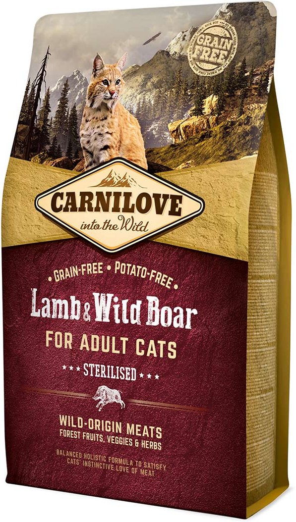 Carnilove Cat Adult - Lamb & Wild Boar / Sterilised 2kg