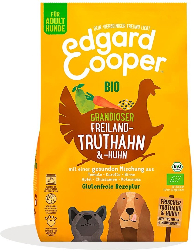 Edgard & Cooper Bio Truthahn & Bio Huhn 2x7kg