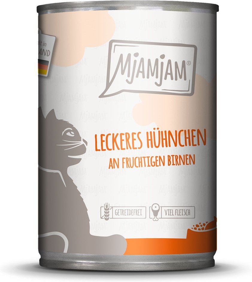 MjAMjAM Leckeres Hühnchen an fruchtigen Birnen 6x400g