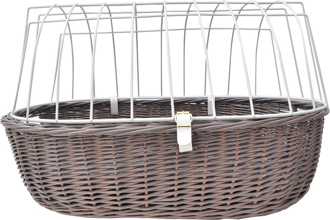 Aumüller Fahrradkorb grau Steuerkopf 52x38x40 cm