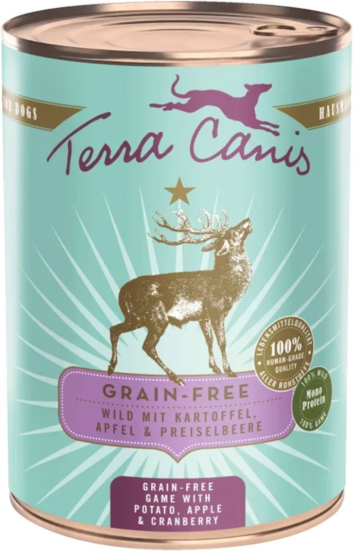 Thumbnail - Terra Canis getreidefrei Wild mit Kartoffeln, Apfel und Preiselbeeren 12x400g