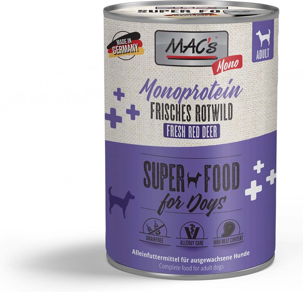 MAC's Dog Mono Frisches Rotwild 6x400g