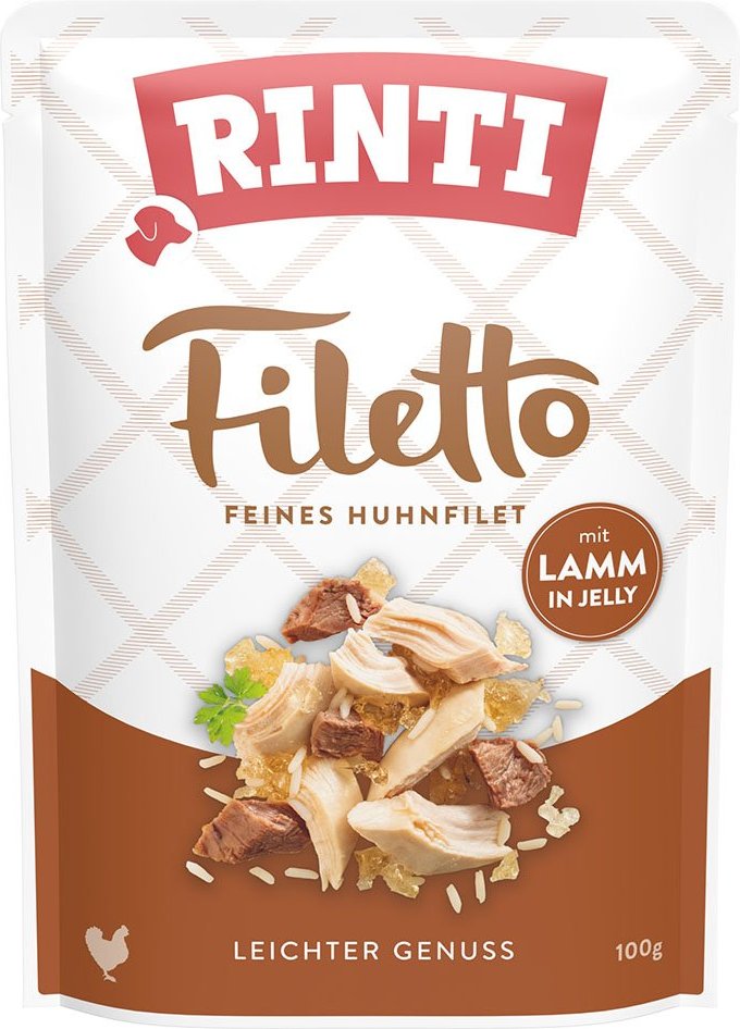 Rinti Filetto Huhn & Lamm in Jelly 24x100g