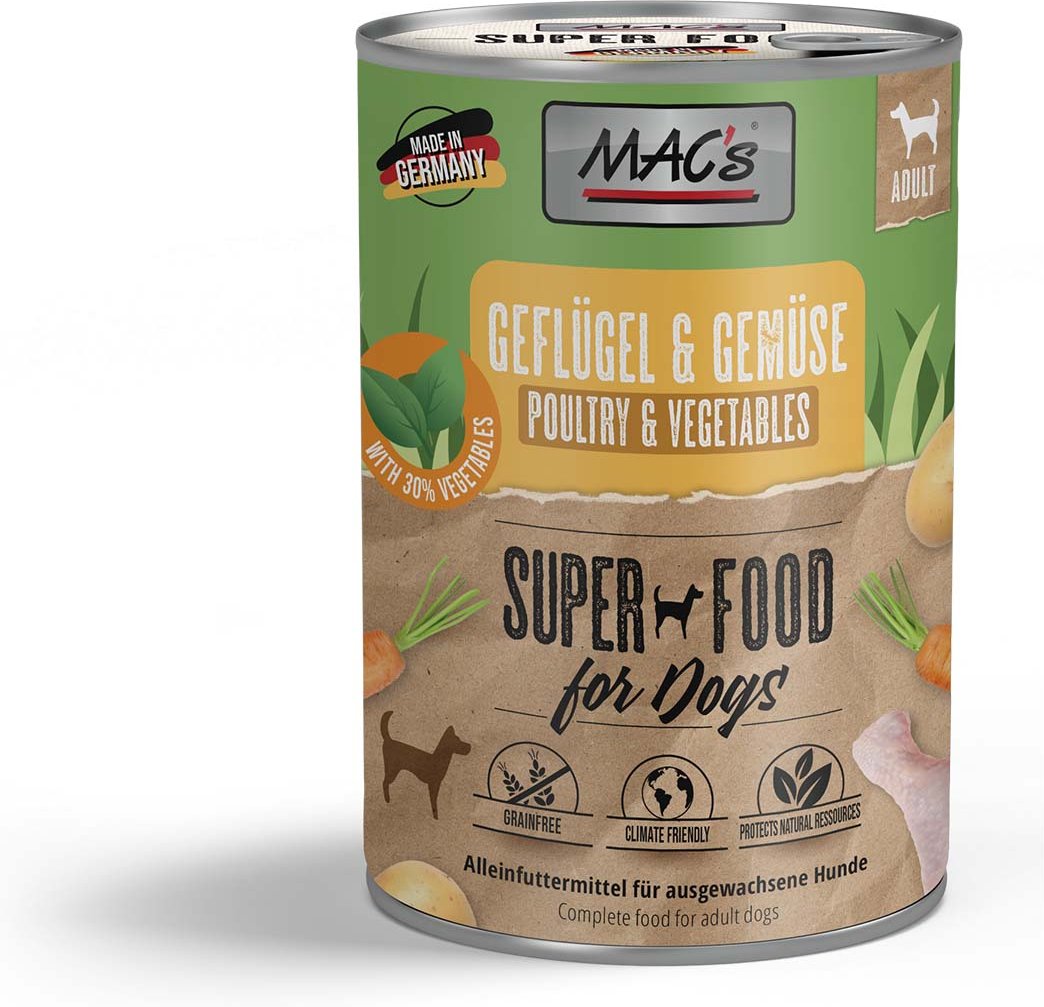 MAC's Dog Geflügel und Gemüse 12x400g