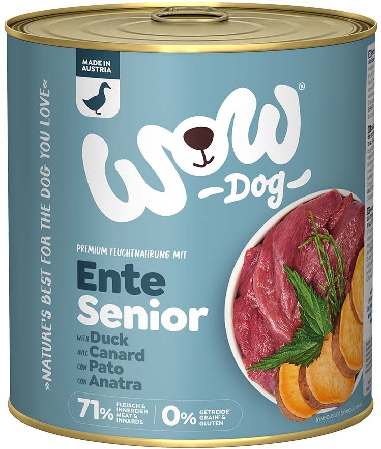 WOW Dog Ente Senior 6x800g