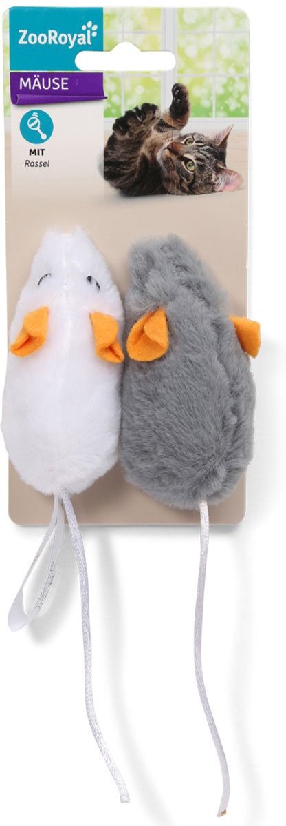 ZooRoyal Mäuse Set mit Rassel