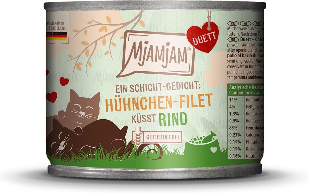 MjAMjAM Duett Hühnchen-Filet küsst Rind 6x190g
