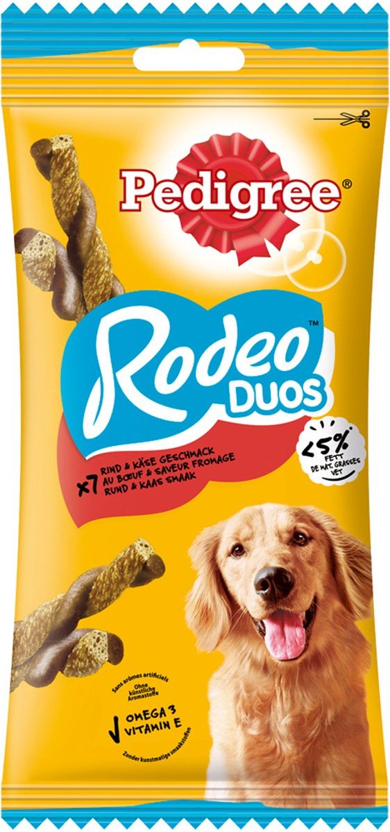Pedigree® Snacks Rodeo - mit Rind & Käse 5x7 Stück