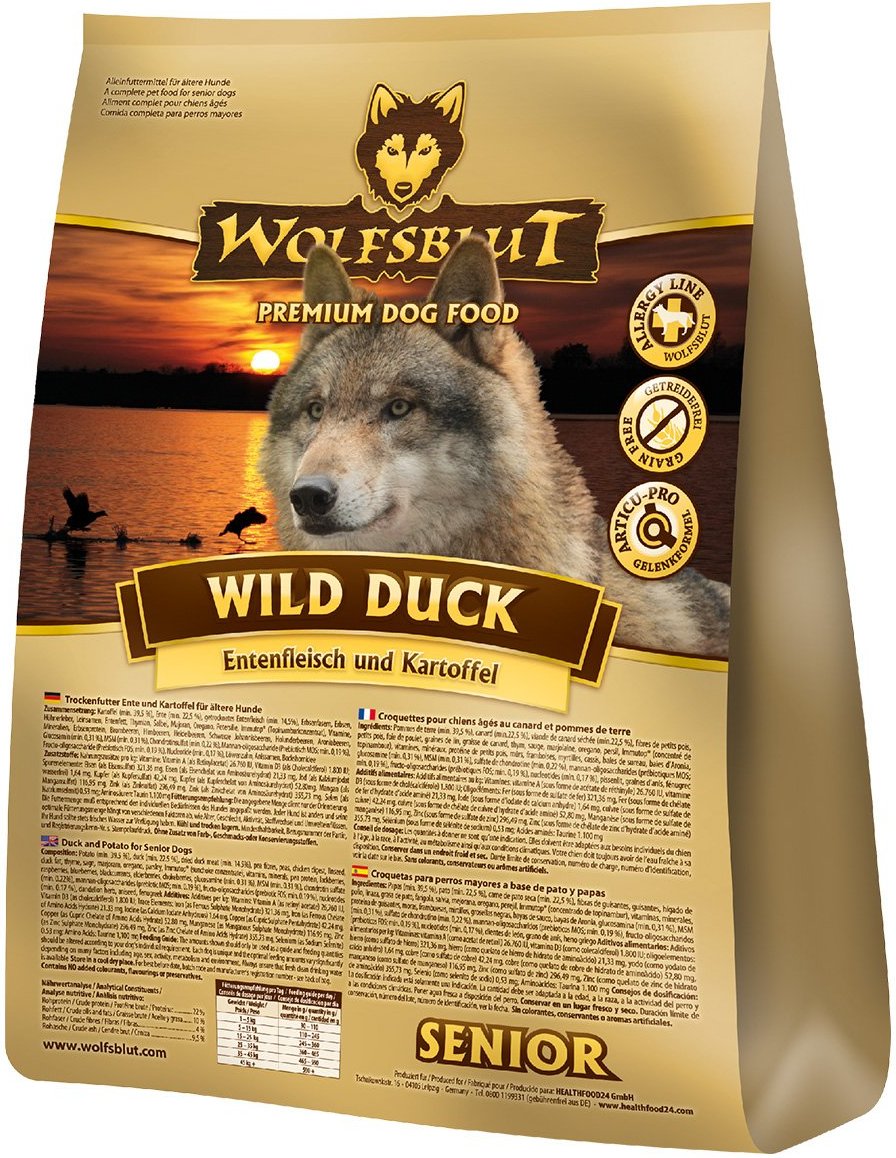 Wolfsblut Wild Duck Senior 2kg