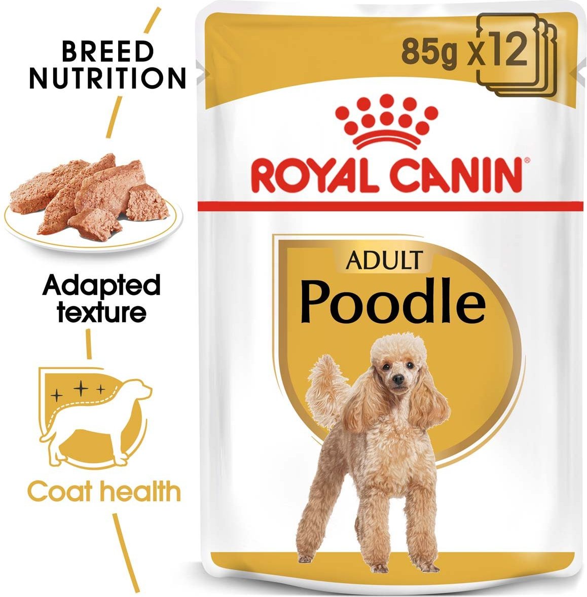 Thumbnail - ROYAL CANIN Poodle Adult in Soße Hundefutter nass für Pudel 12x85g