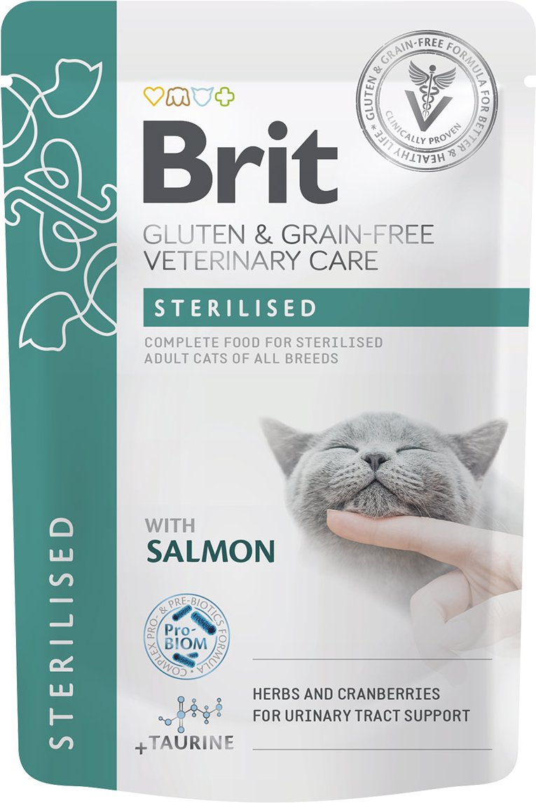Brit Vet Diet Cat Fillets in Gravy Sterilised 12x85 g