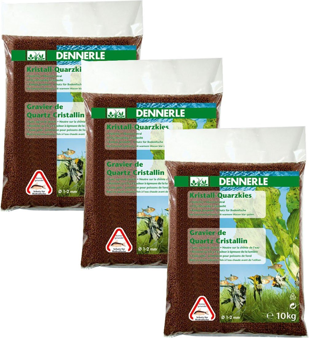 Dennerle Kristall Quarzkies Rehbraun 3x10kg SPARANGEBOT