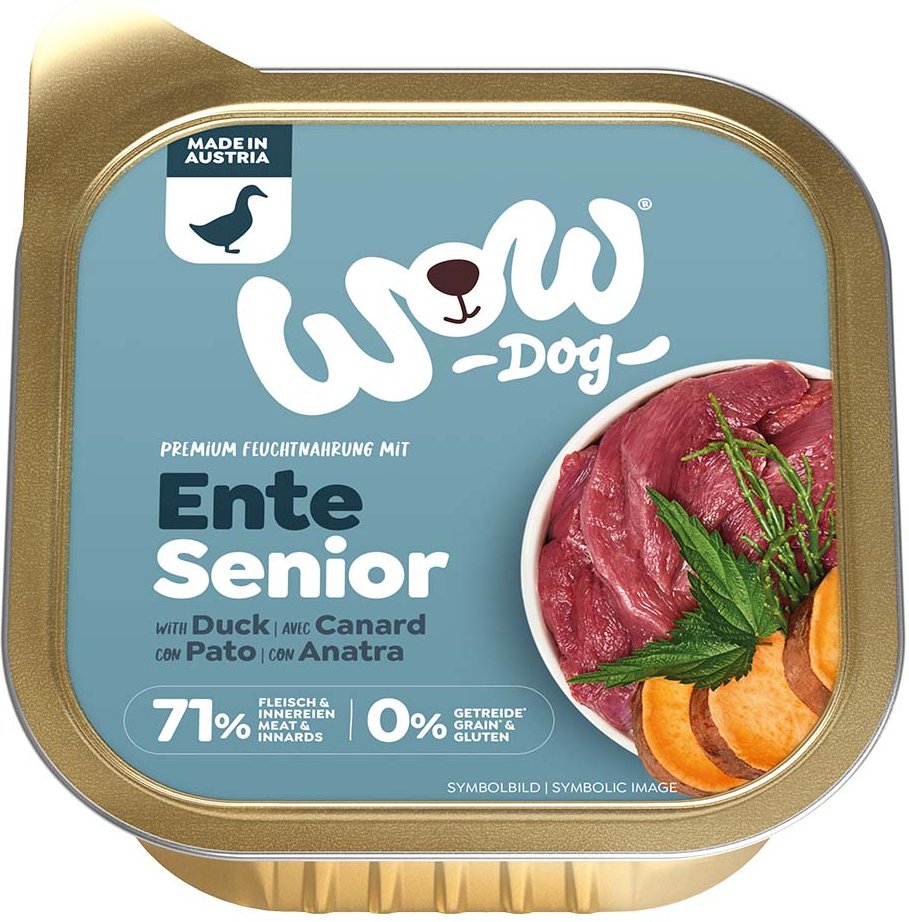 WOW Dog Ente Senior 11x150g