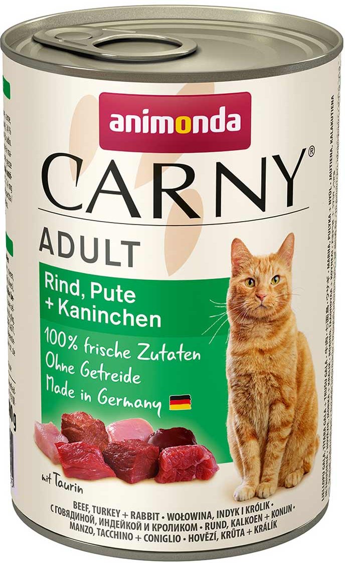 Thumbnail - animonda Carny Adult Rind, Pute und Kaninchen 6x400g