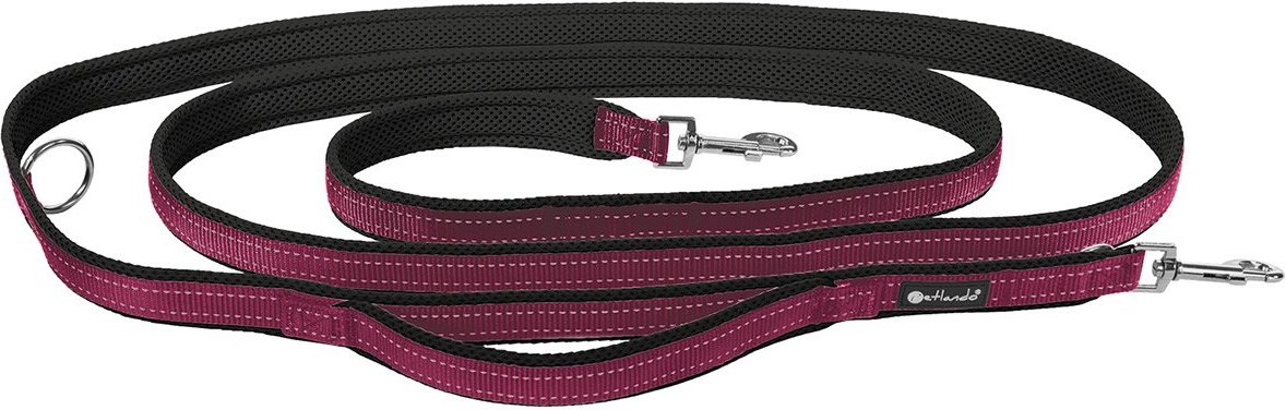 Petlando Outdoor Leine Sicherheitsgriff 3 m berry S - 300 x 1,5 cm
