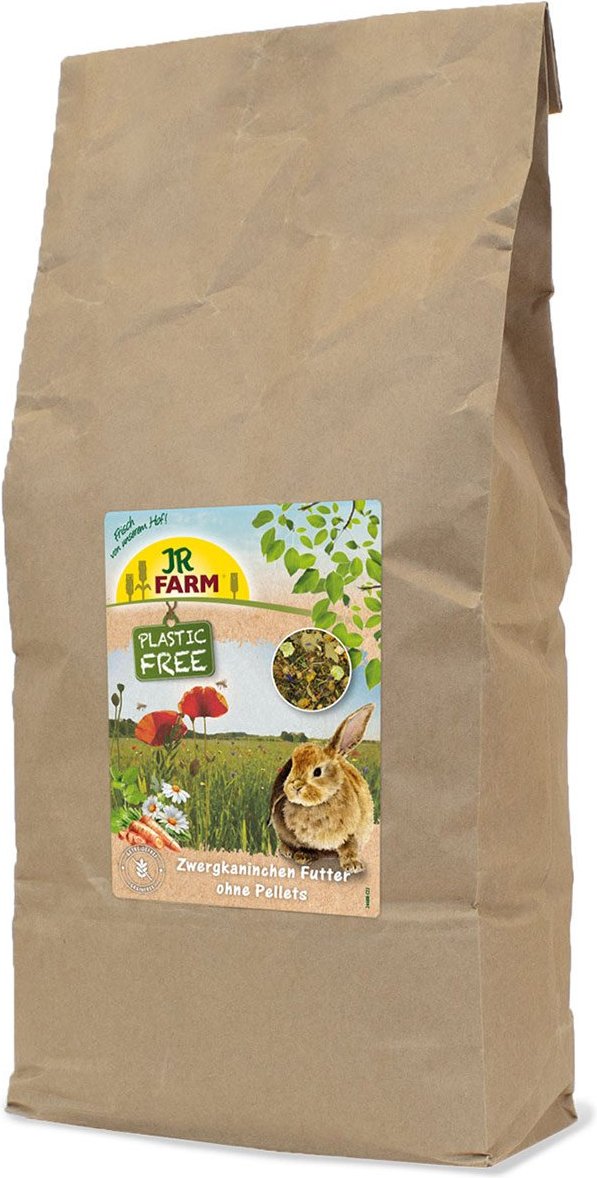 JR Farm PlasticFree Zwergkaninchen ohne Pellets 2kg