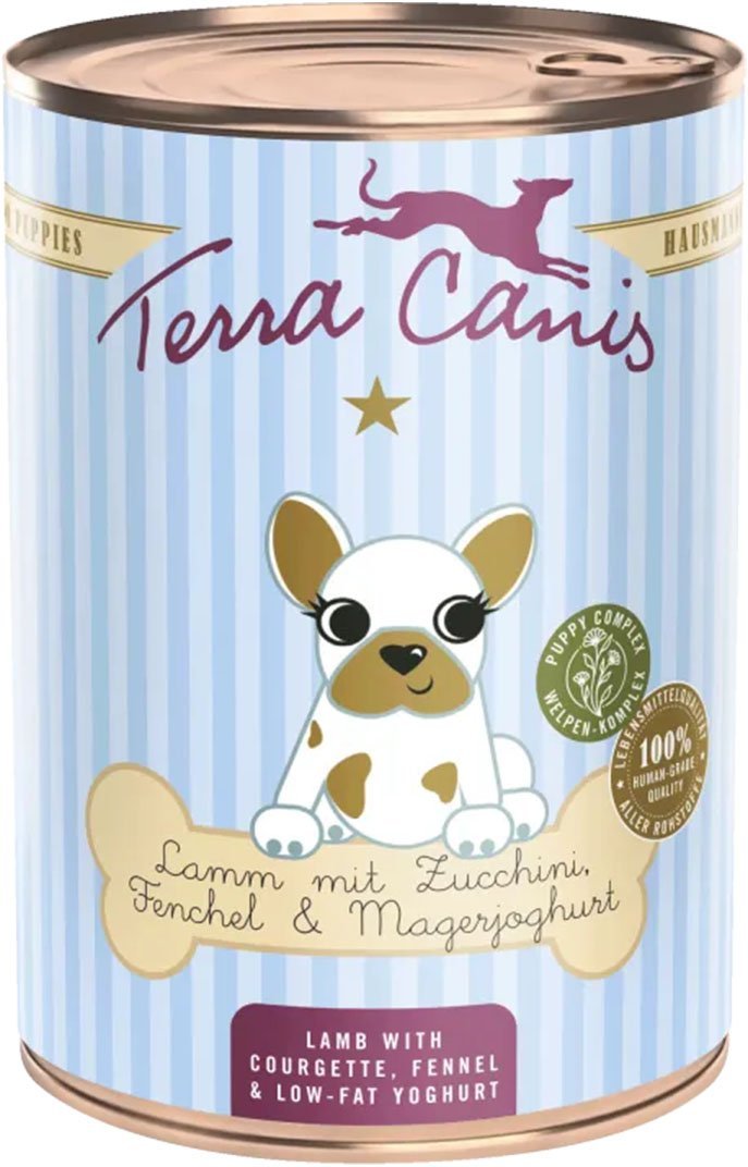 Terra Canis WELPE – Lamm mit Zucchini 6x400g
