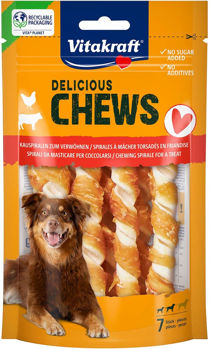 Vitakraft Delicious Chews Kauspirale Huhn S 7 Stück