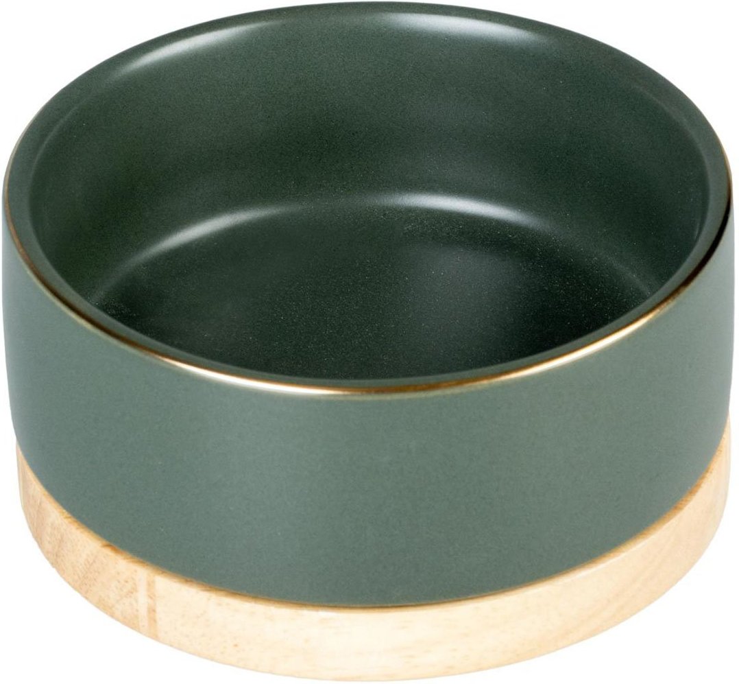 Duvoplus Futternapf Stone Timber 450ml dunkelgrün