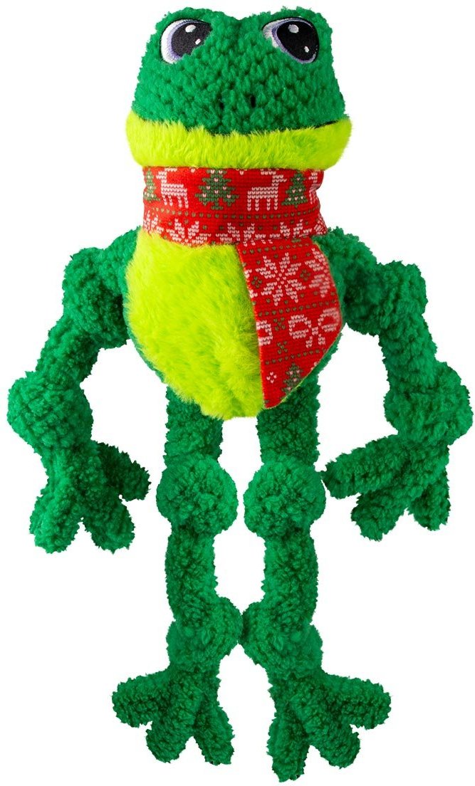 Thumbnail - KONG Holiday Hundespielzeug Knots Frosch L / XL