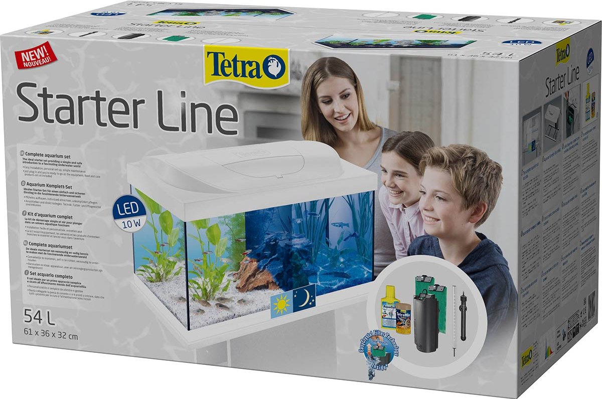 Tetra Starter Line LED Aquarium 54L weiß
