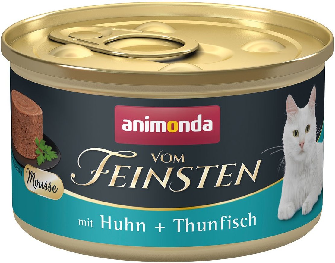 animonda vom Feinsten Mousse mit Huhn + Thunfisch 12x85g