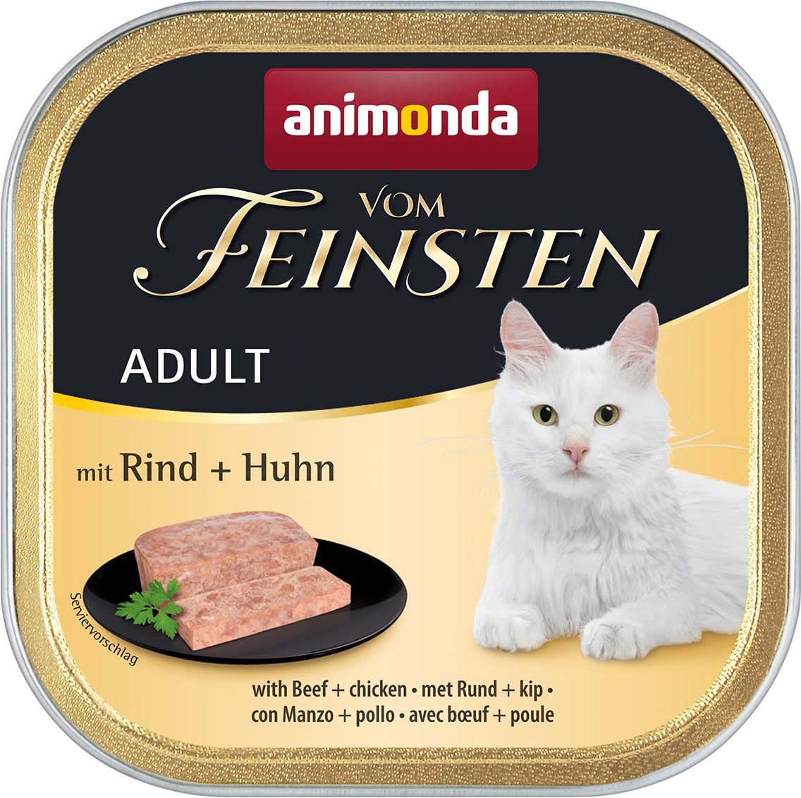 animonda vom Feinsten Rind und Huhn 32x100g
