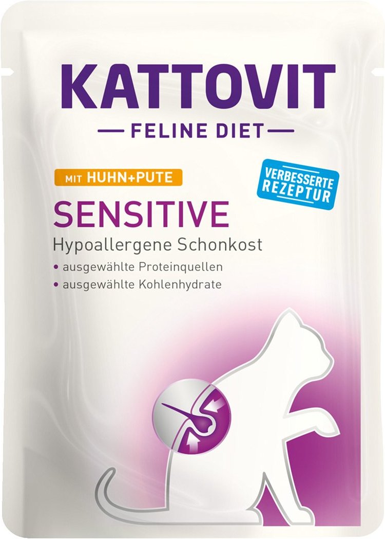 Kattovit Sensitive Huhn + Pute 24x85g
