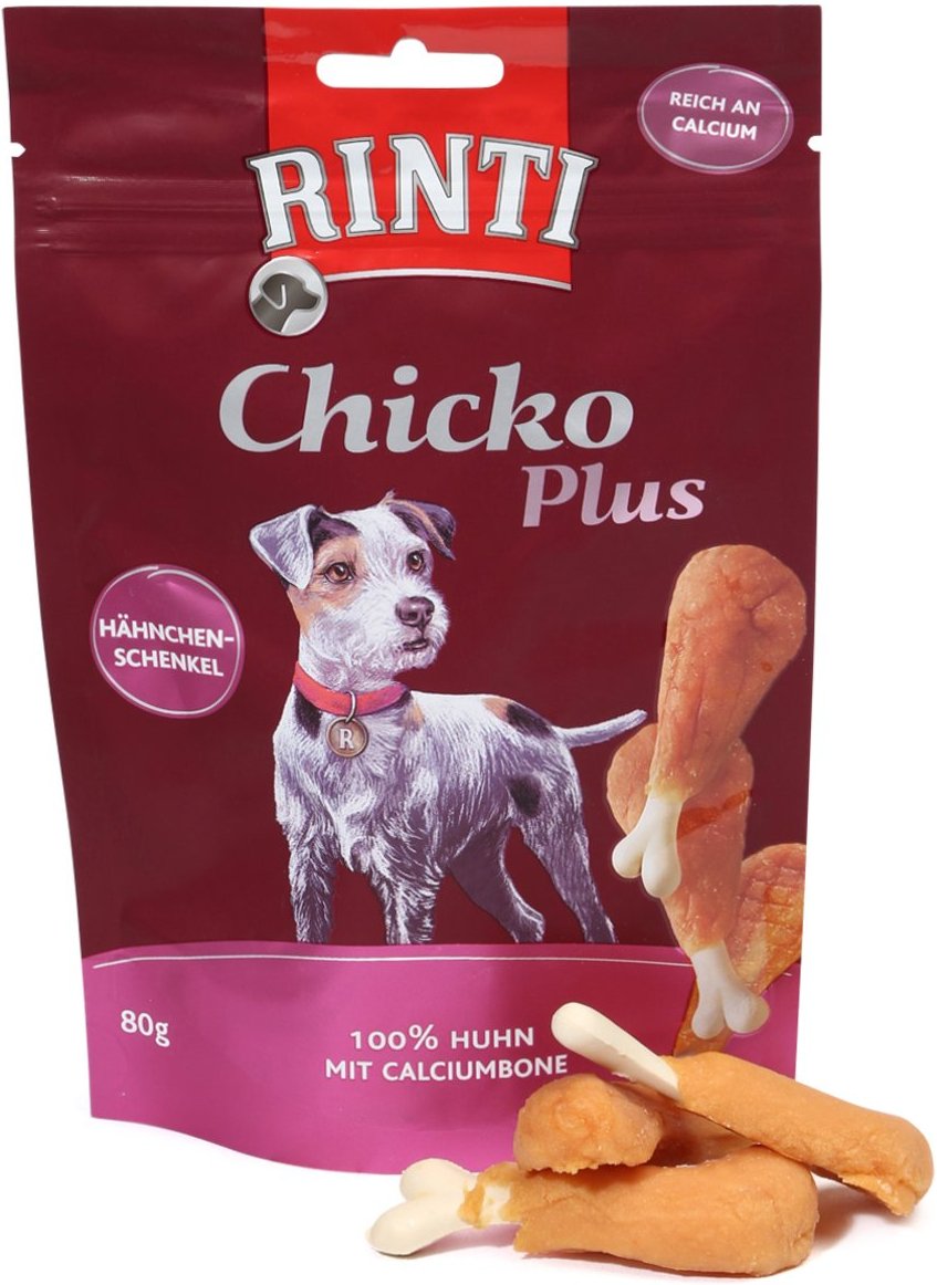 RINTI Extra Chicko Plus Hähnchenschenkel mit Calcium 6x80g