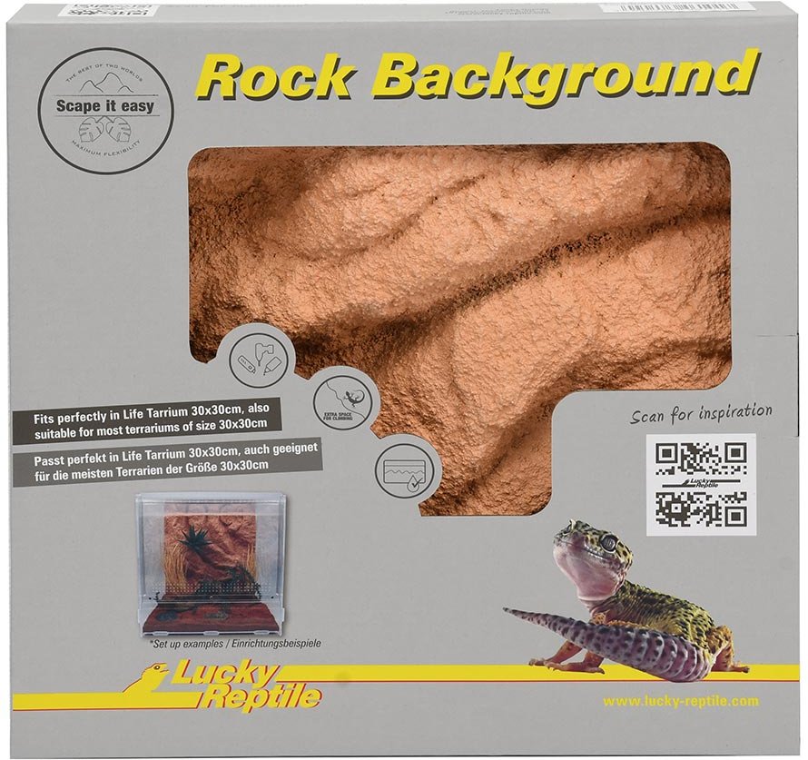 Lucky Reptile Rückwand Rock Background Outback Red 28x28 cm