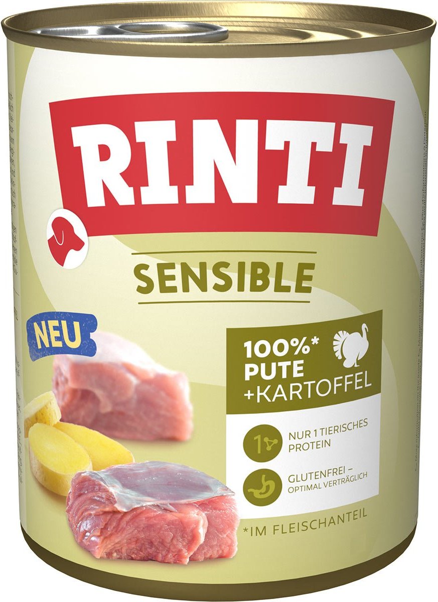 Rinti Sensible Pute + Kartoffel 6x800g