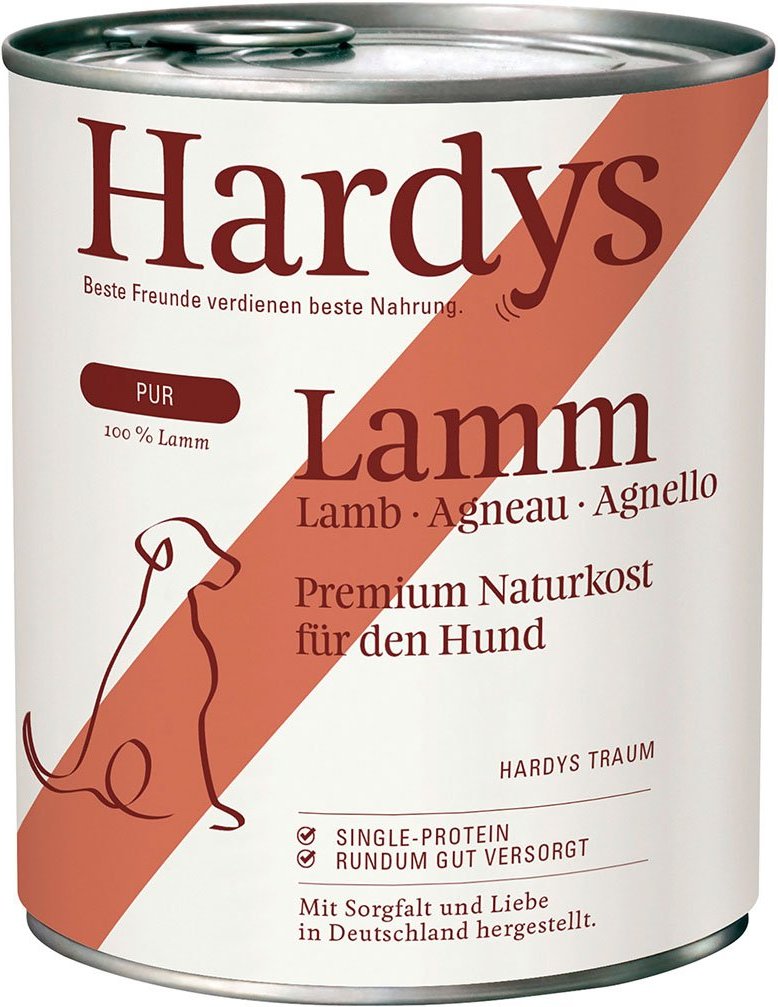 Hardys PUR Lamm 6x800g