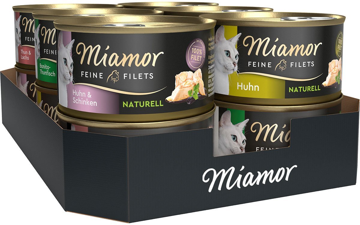 Miamor Feine Filets naturell Mixtray 2 24x80g