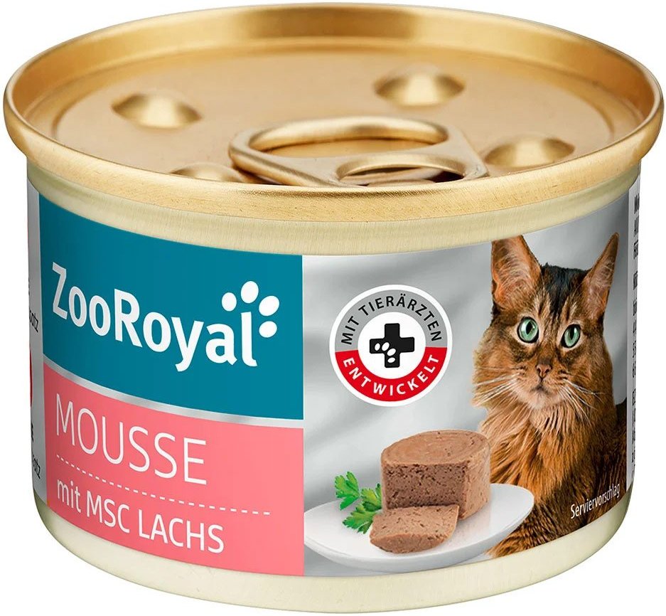 ZooRoyal Mousse mit Lachs 12x85g