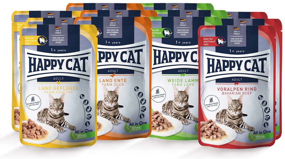 Happy Cat Pouches Mischtray 2 24x85g